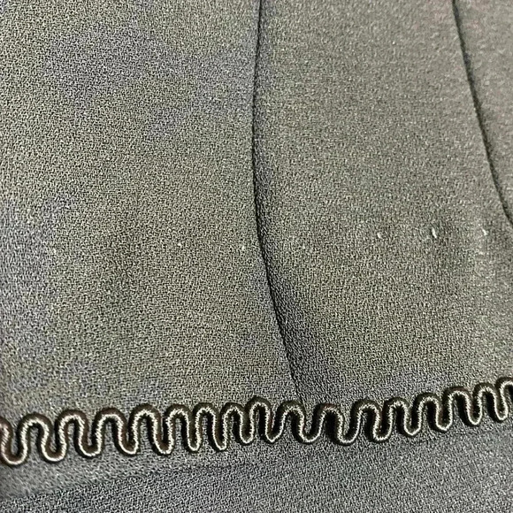 Donna Morgan Navy Blue Formal Embellished Short Sleeve Long Gown Dress Size 4. - Picture 13 of 16